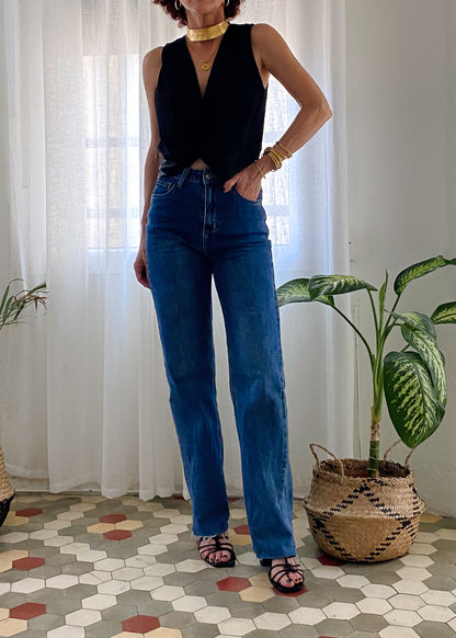 TOP DRAPEADO ESTHER BLACK - Sister Birkin 