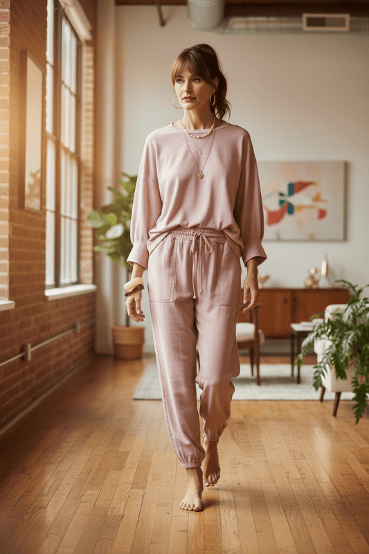 JOGGER SELENA PINK - Sister Birkin