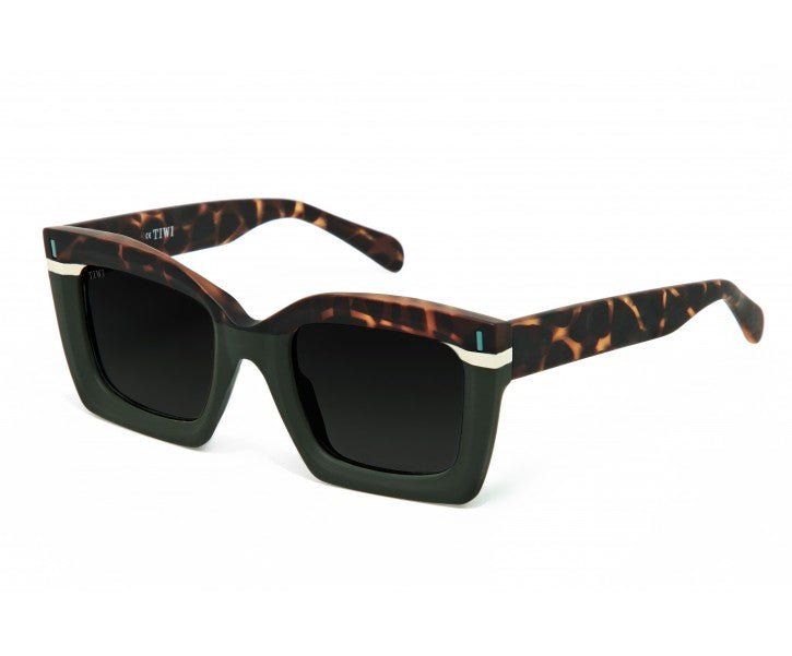 MALI TRICOLOR GREEN / BEIGE / G.TORTOISE GRADIENT LENSES - Sister Birkin