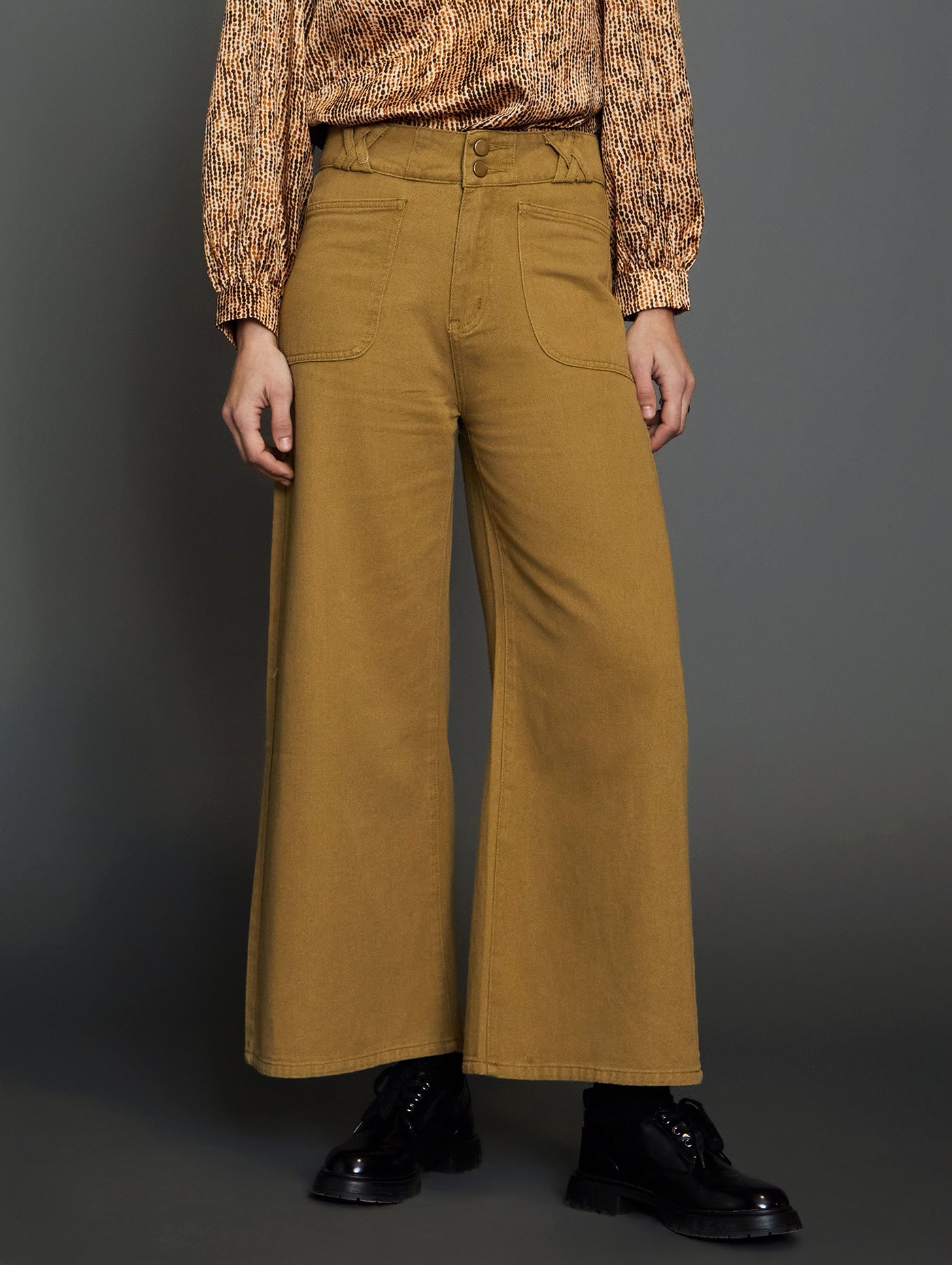PANTALÓN DENIM JORDAN KAKI - Sister Birkin