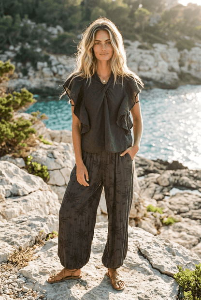 PANTALÓN HAREM PALMIER - Sister Birkin
