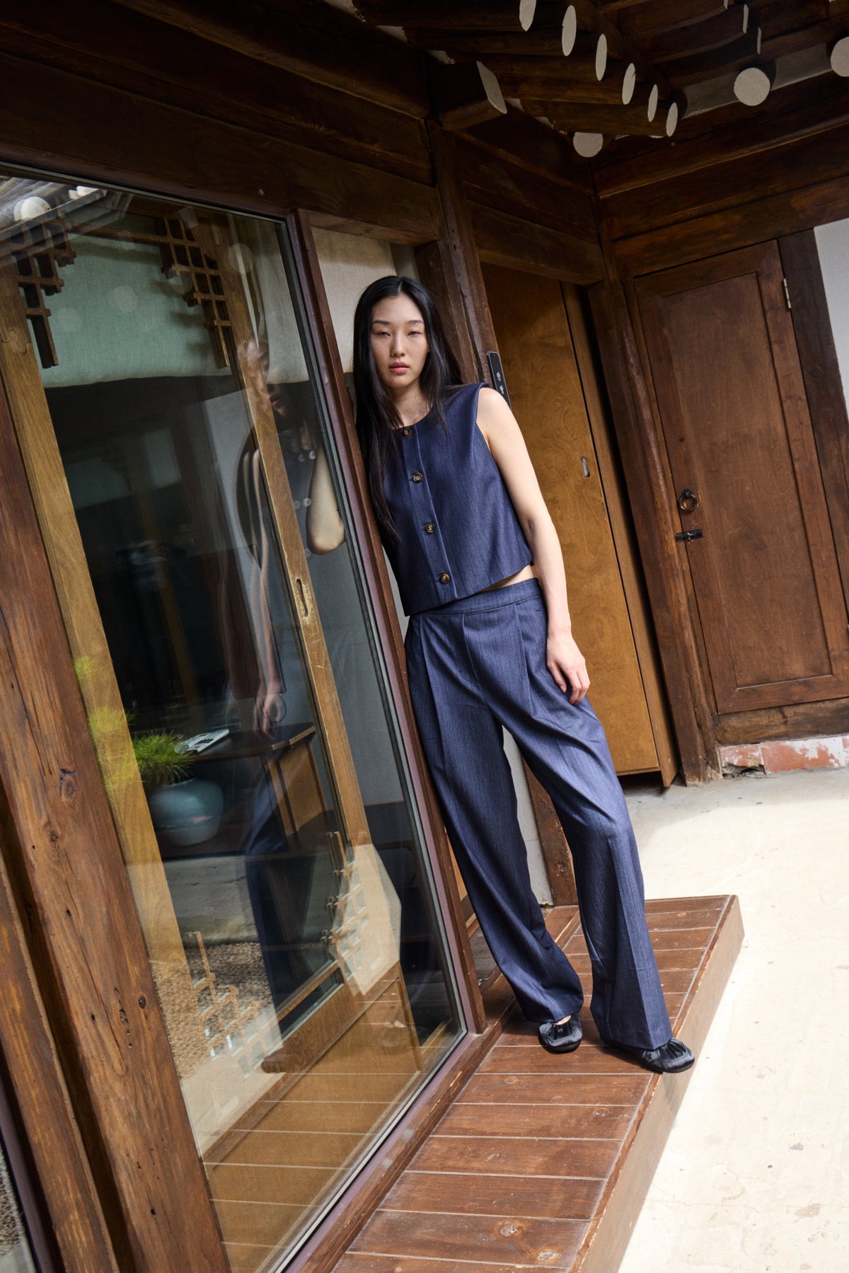 PANTALÓN JULIANNE DARK BLUE - Sister Birkin