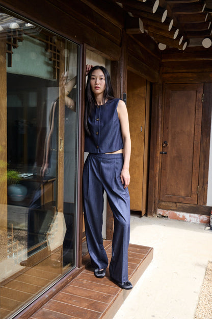 PANTALÓN JULIANNE DARK BLUE - Sister Birkin