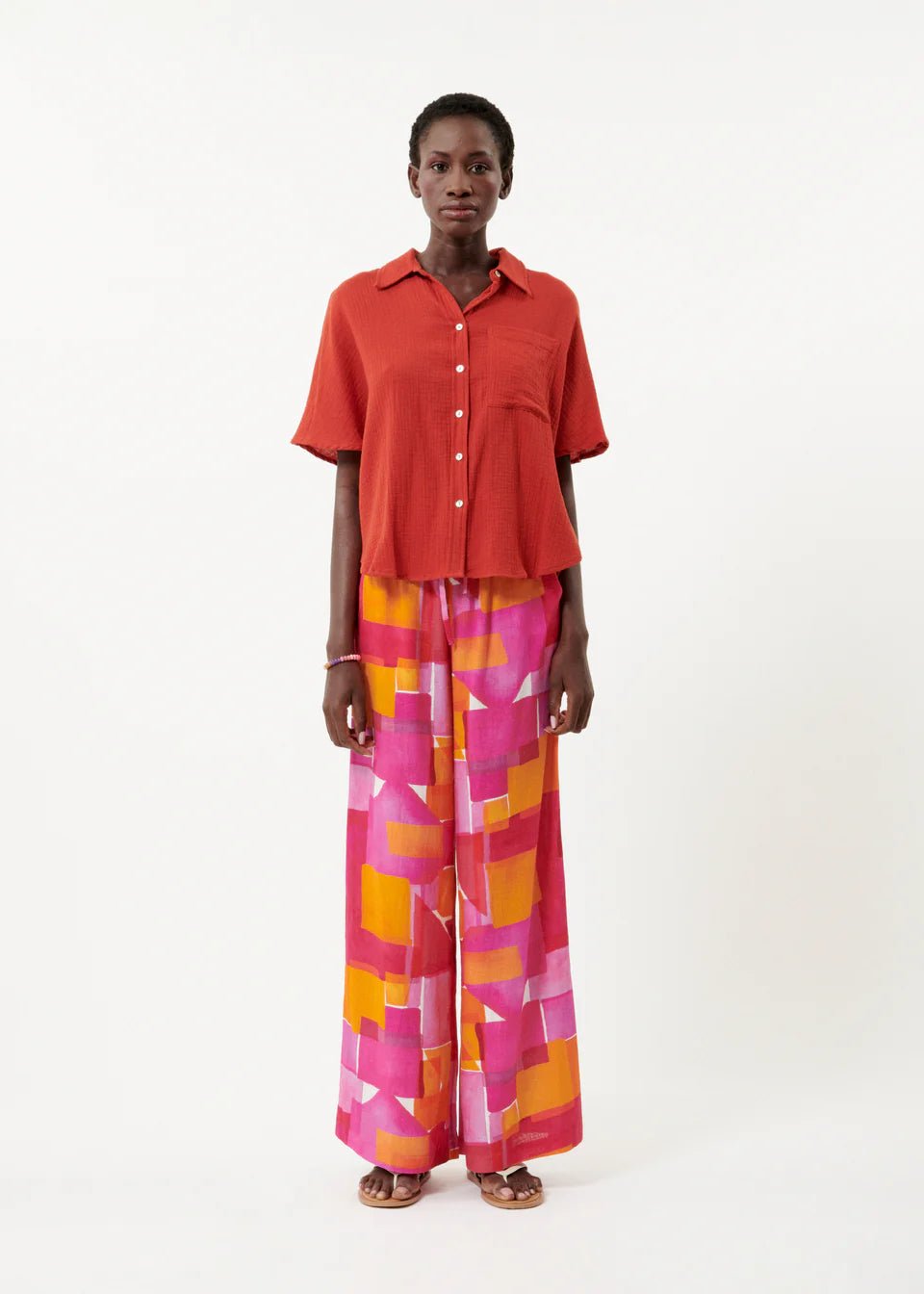 PANTALÓN LEIA GEO BRIQUE - Sister Birkin