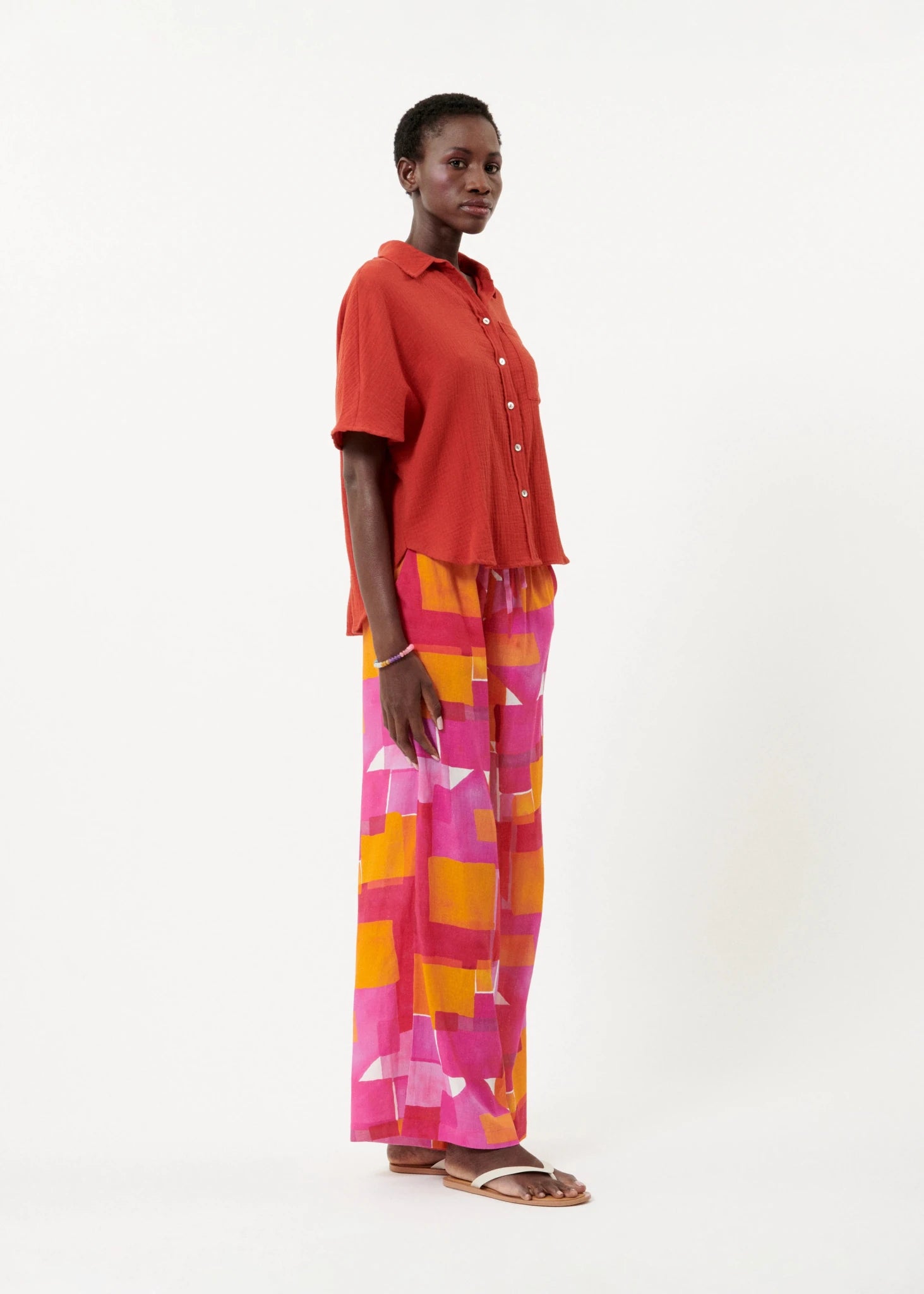 PANTALÓN LEIA GEO BRIQUE - Sister Birkin