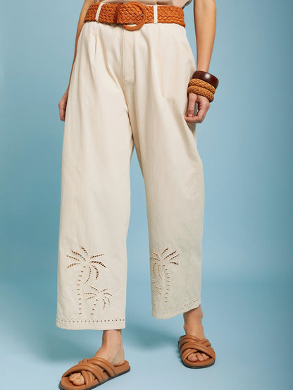PANTALÓN PALM BEACH IVORY - Sister Birkin