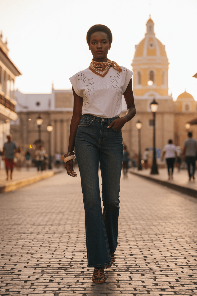 PAÑUELO CALCUTTA CARAMEL - Sister Birkin