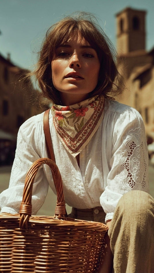 PAÑUELO JAIPUR GRENAT - Sister Birkin
