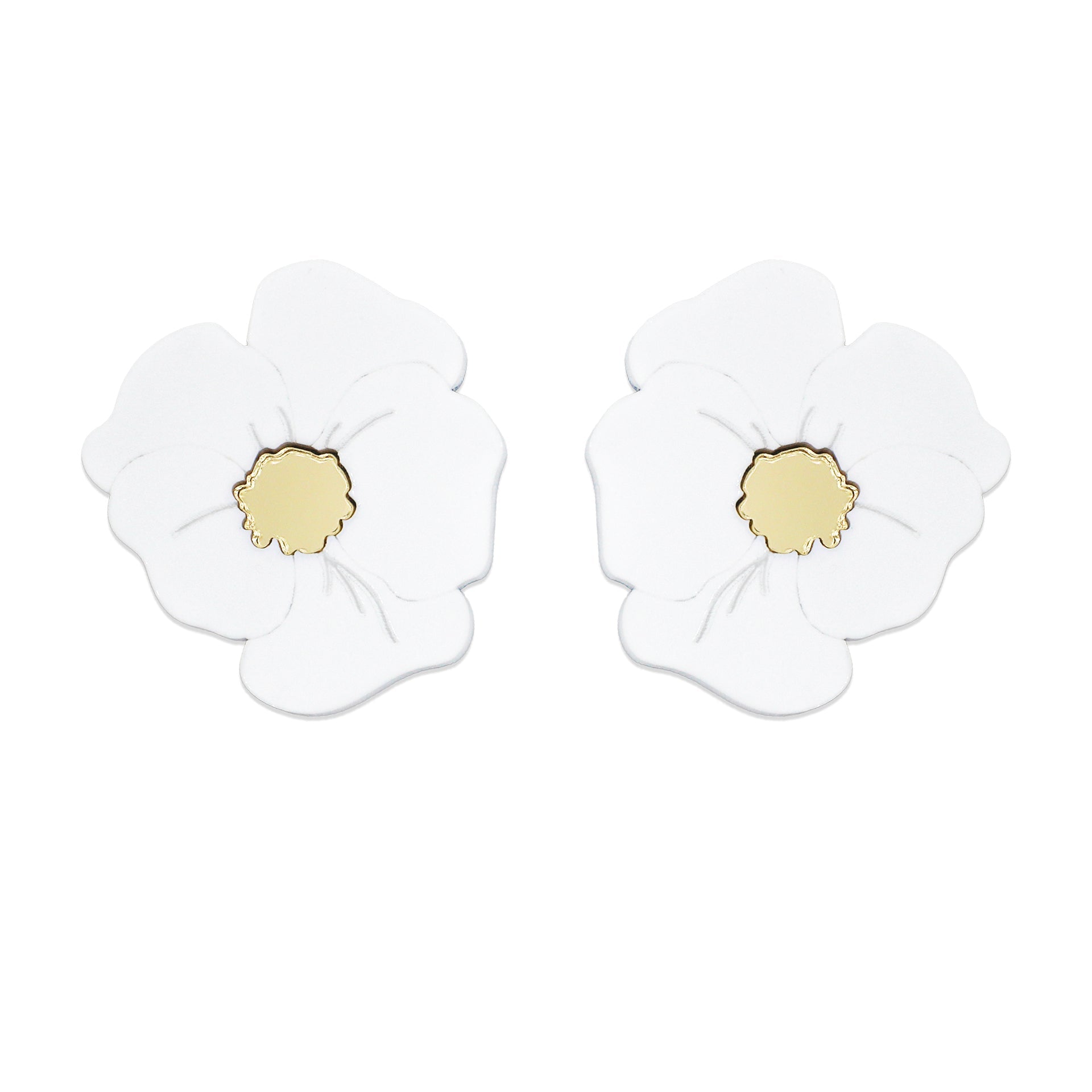 PENDIENTES CAMBOYA BLANCO - Sister Birkin