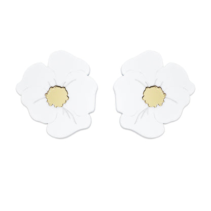 PENDIENTES CAMBOYA BLANCO - Sister Birkin