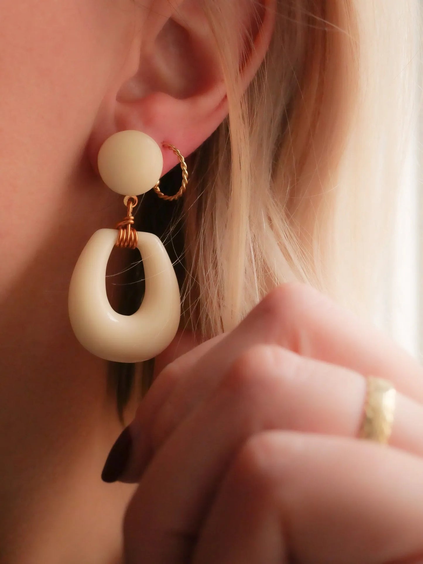 PENDIENTES OVALADOS TALIA - Sister Birkin