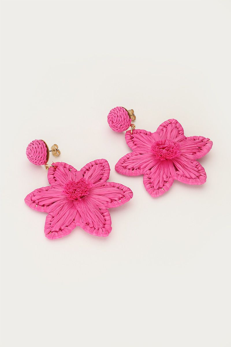 PENDIENTES RAFIA TUNJA FRESA - Sister Birkin