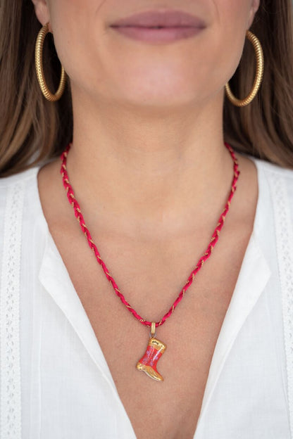 COLLAR RODEO PINK RED