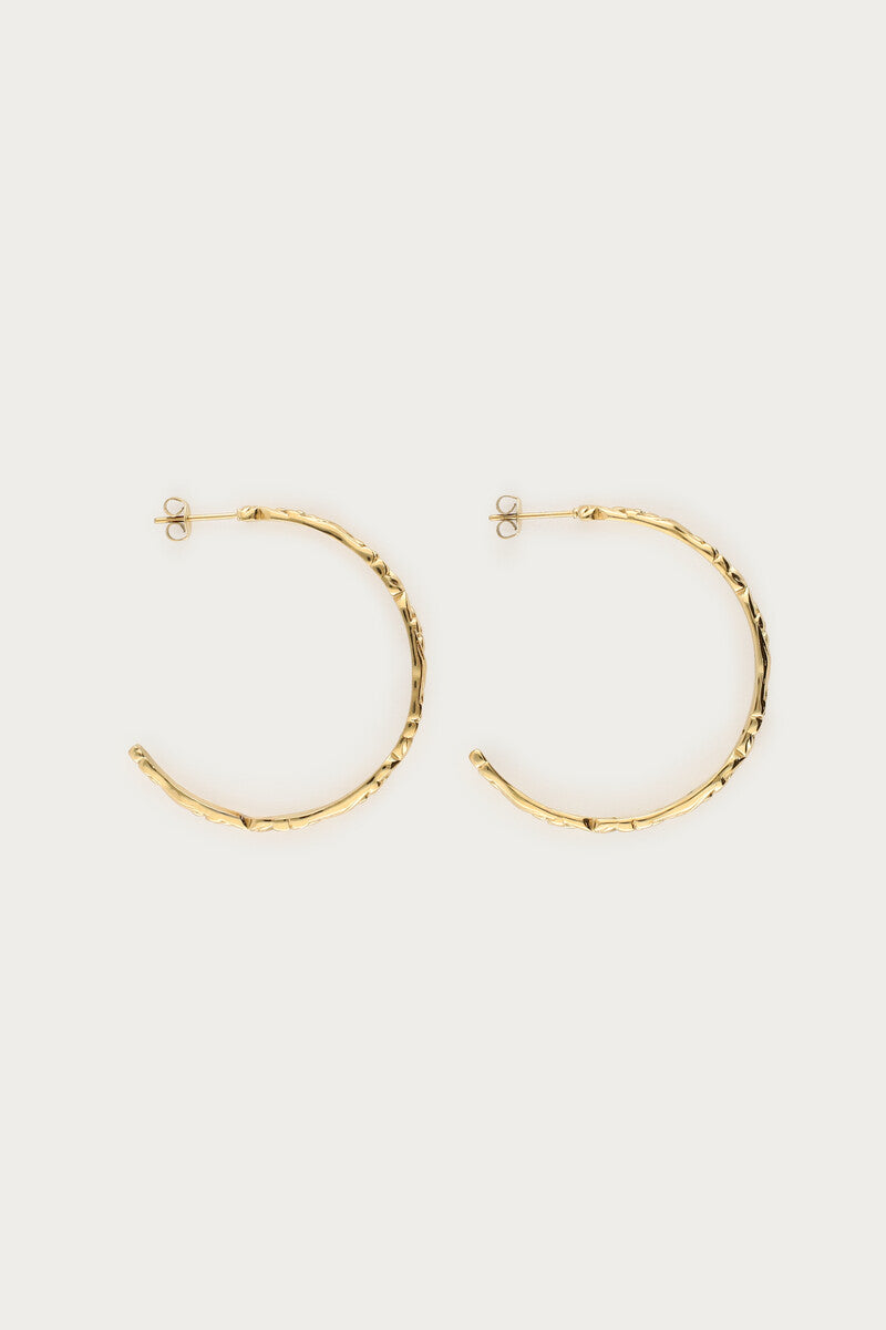 PENDIENTES BOTANICAL HOOPS