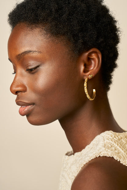 PENDIENTES BOTANICAL HOOPS