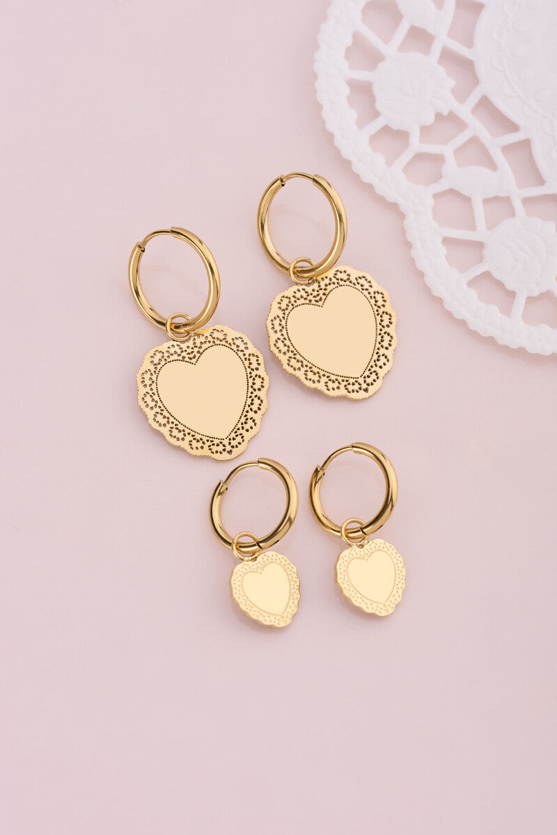 PENDIENTES BAKERY LOVE LARGE