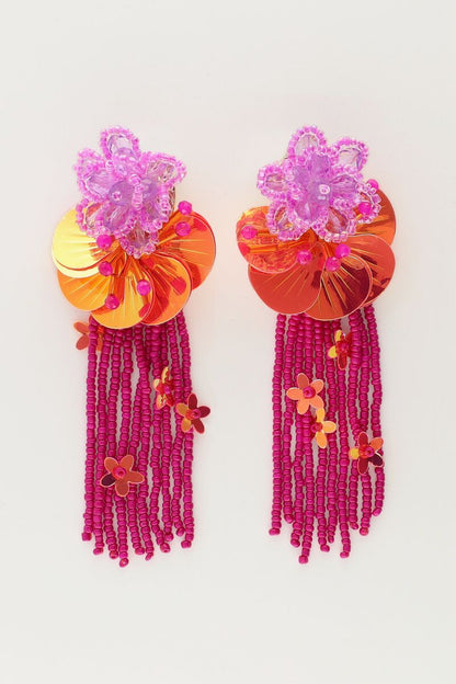 PENDIENTES GUATAPÉ FUCHSIA