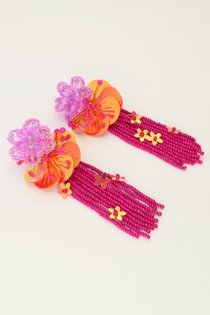 PENDIENTES GUATAPÉ FUCHSIA