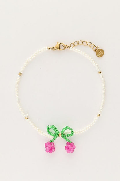 PULSERA CHERRY COTTAGE WHITE