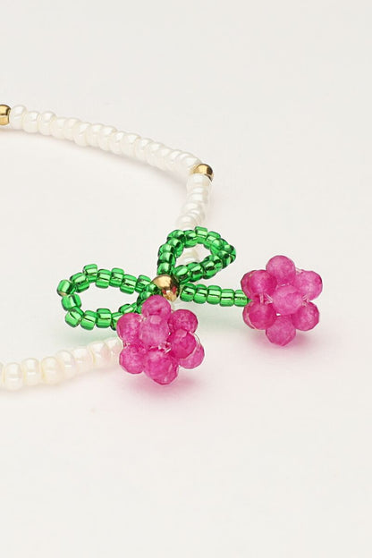 PULSERA CHERRY COTTAGE WHITE