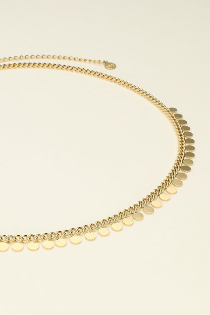 COLLAR MONEDAS DAPHNE GOLD