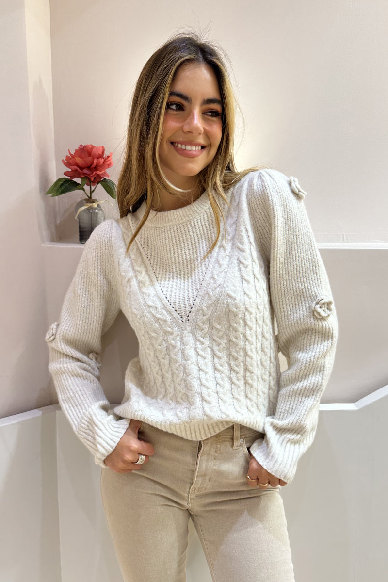 JERSEY SIENNA KNIT BEIGE