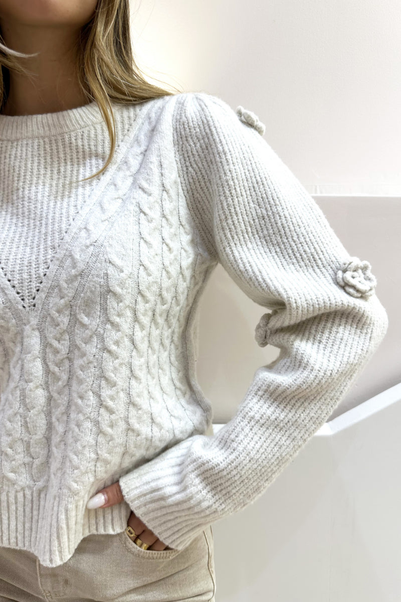 JERSEY SIENNA KNIT BEIGE