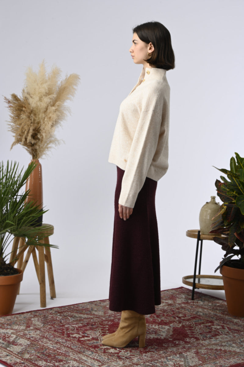 JERSEY NATHANIELLE ECRU MELANGE