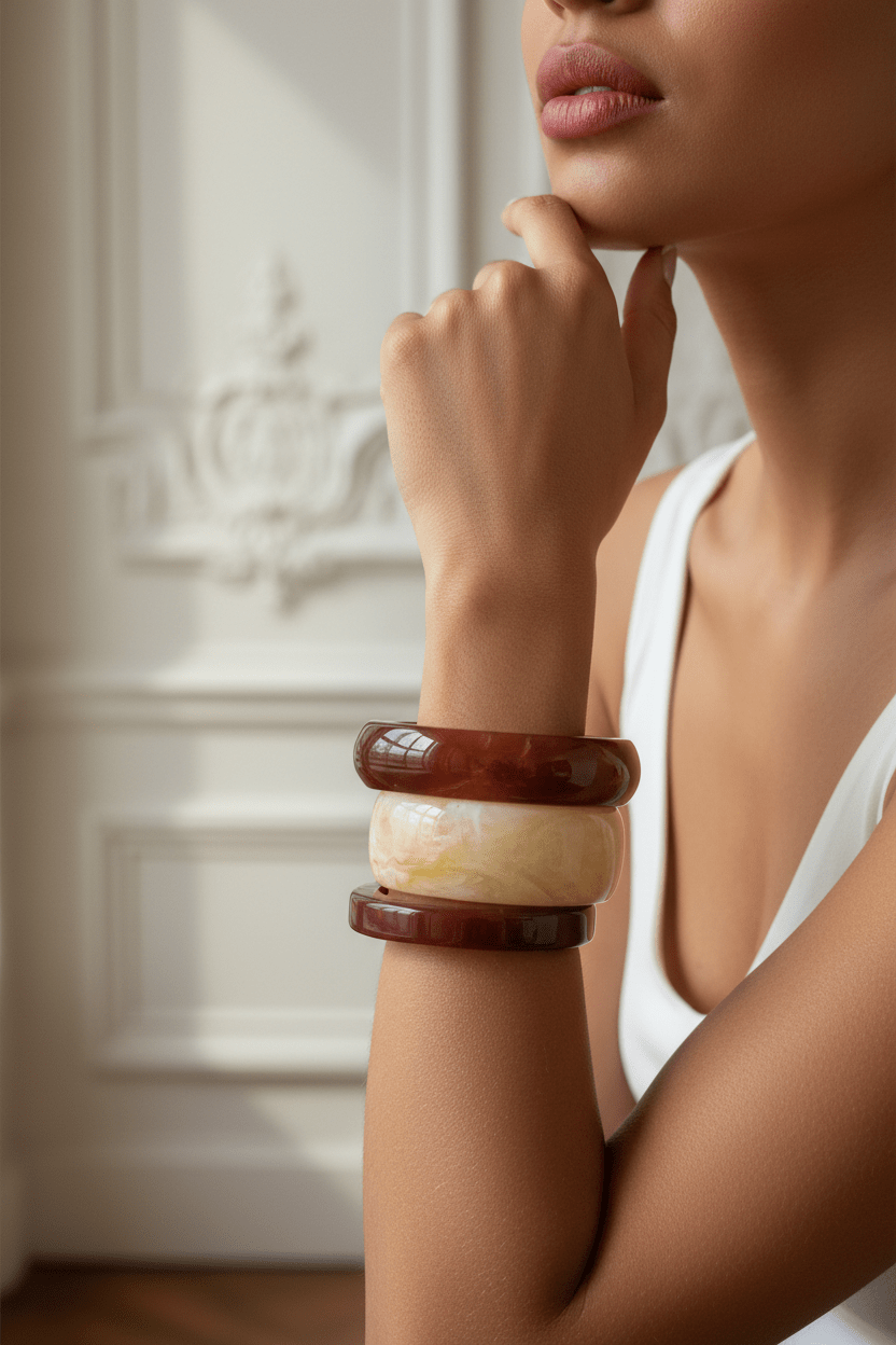 PULSERA DE RESINA MOON - Sister Birkin