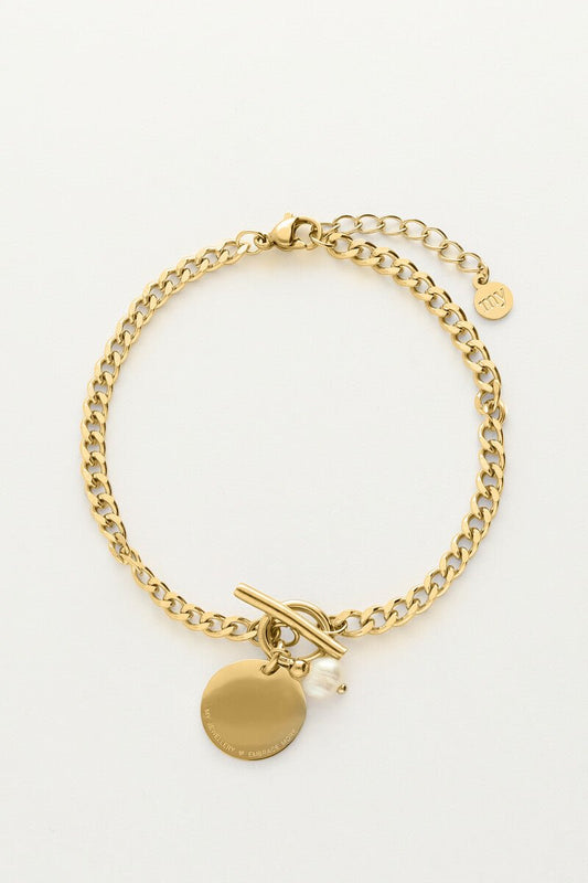 PULSERA PEARL&COIN CHAIN - Sister Birkin