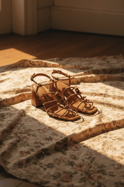 SANDALIA GRETA CAMEL - Sister Birkin