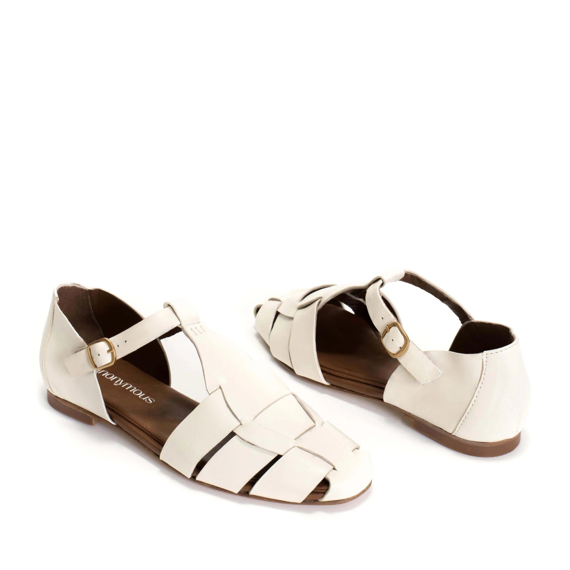 SANDALIAS LAIN FLAT WHITE SAND - Sister Birkin