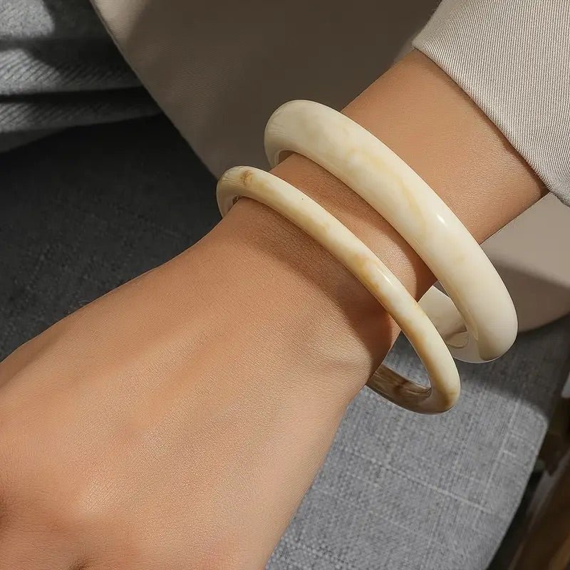 SET DE 4 PULSERAS AMBER IVORY - Sister Birkin