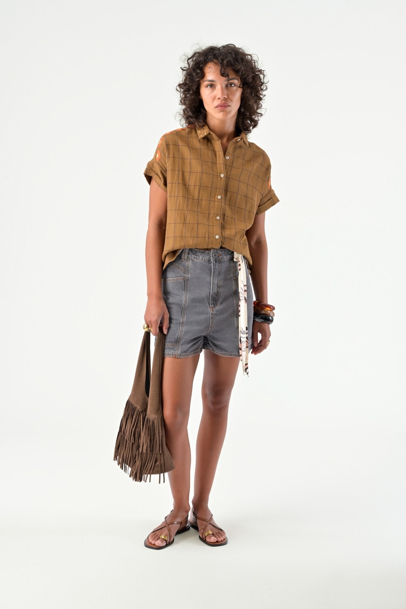 SHORTS MADDY GREY - Sister Birkin