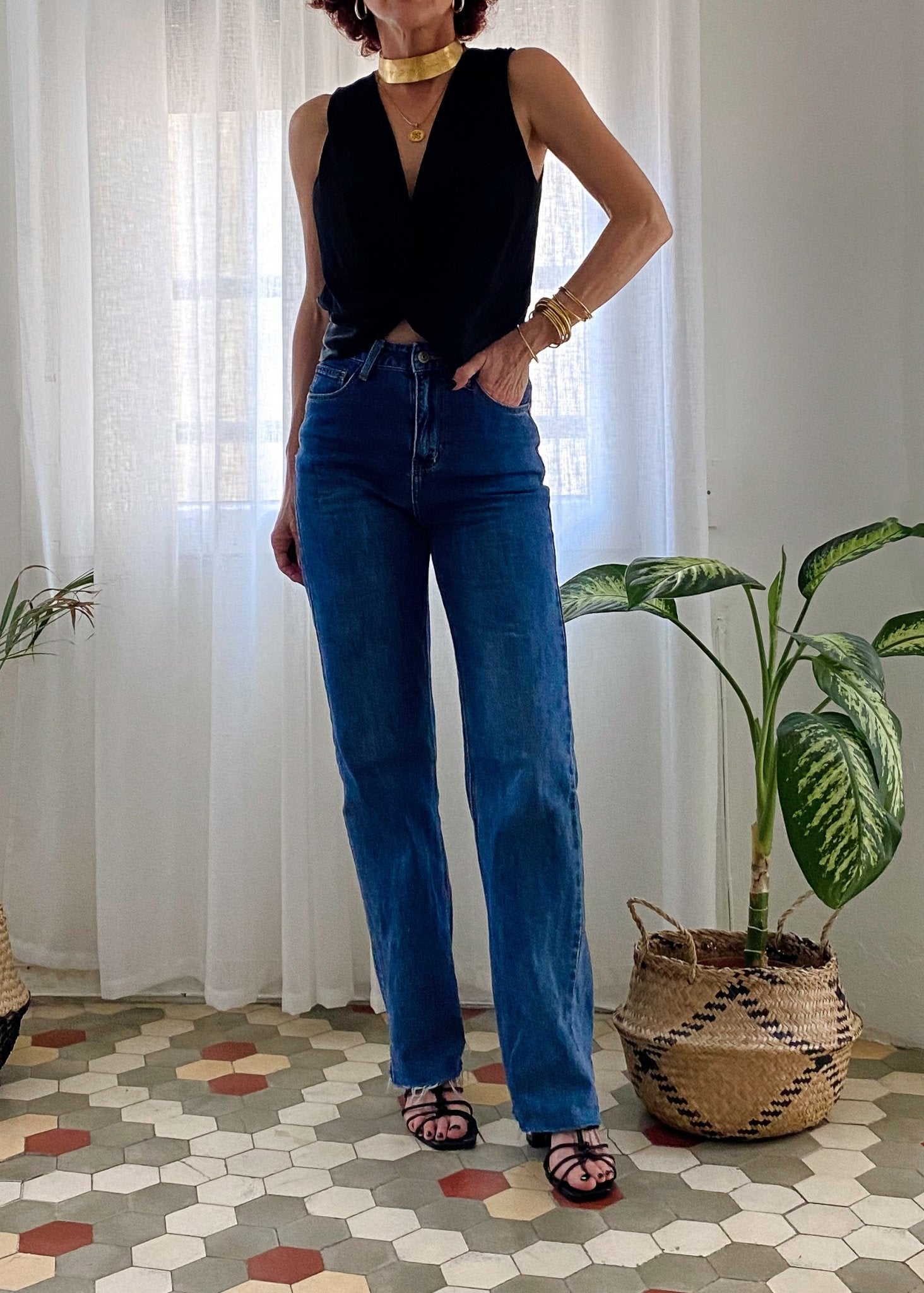 TOP DRAPEADO ESTHER BLACK - Sister Birkin