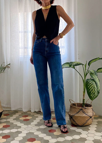 TOP DRAPEADO ESTHER BLACK - Sister Birkin