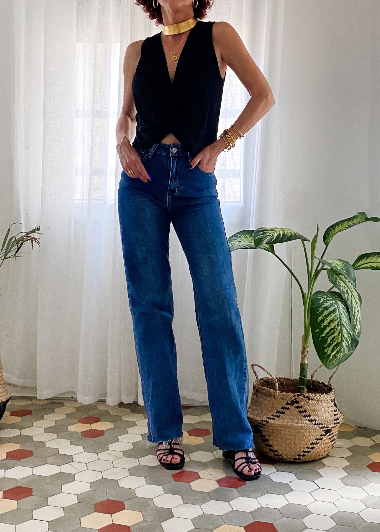 TOP DRAPEADO ESTHER BLACK - Sister Birkin