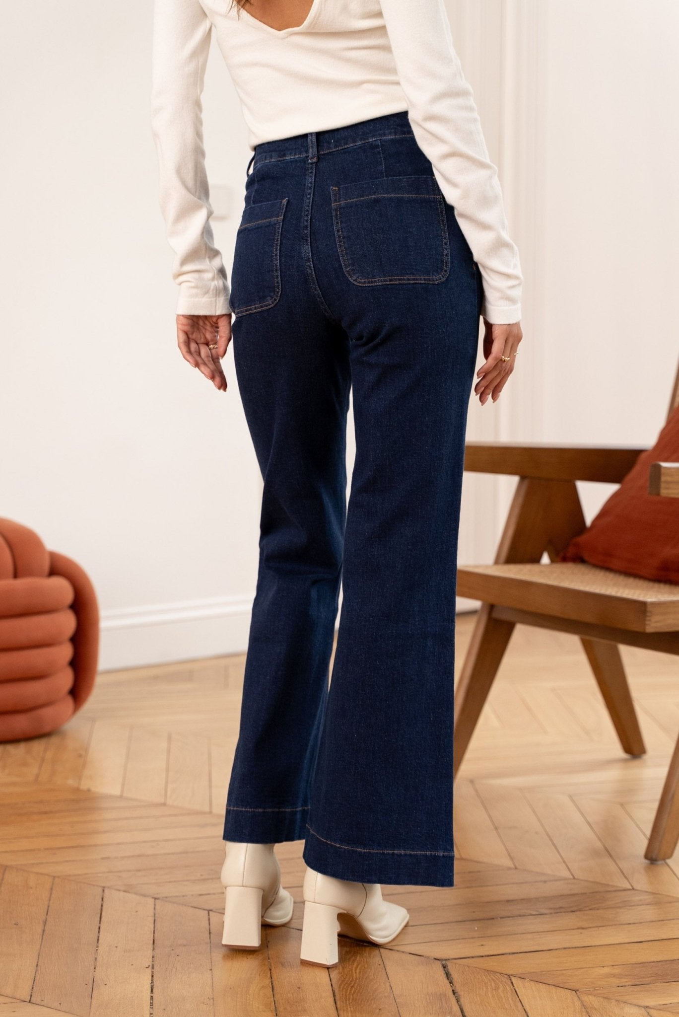 VAQUERO ELENETTE DARK DENIM - Sister Birkin