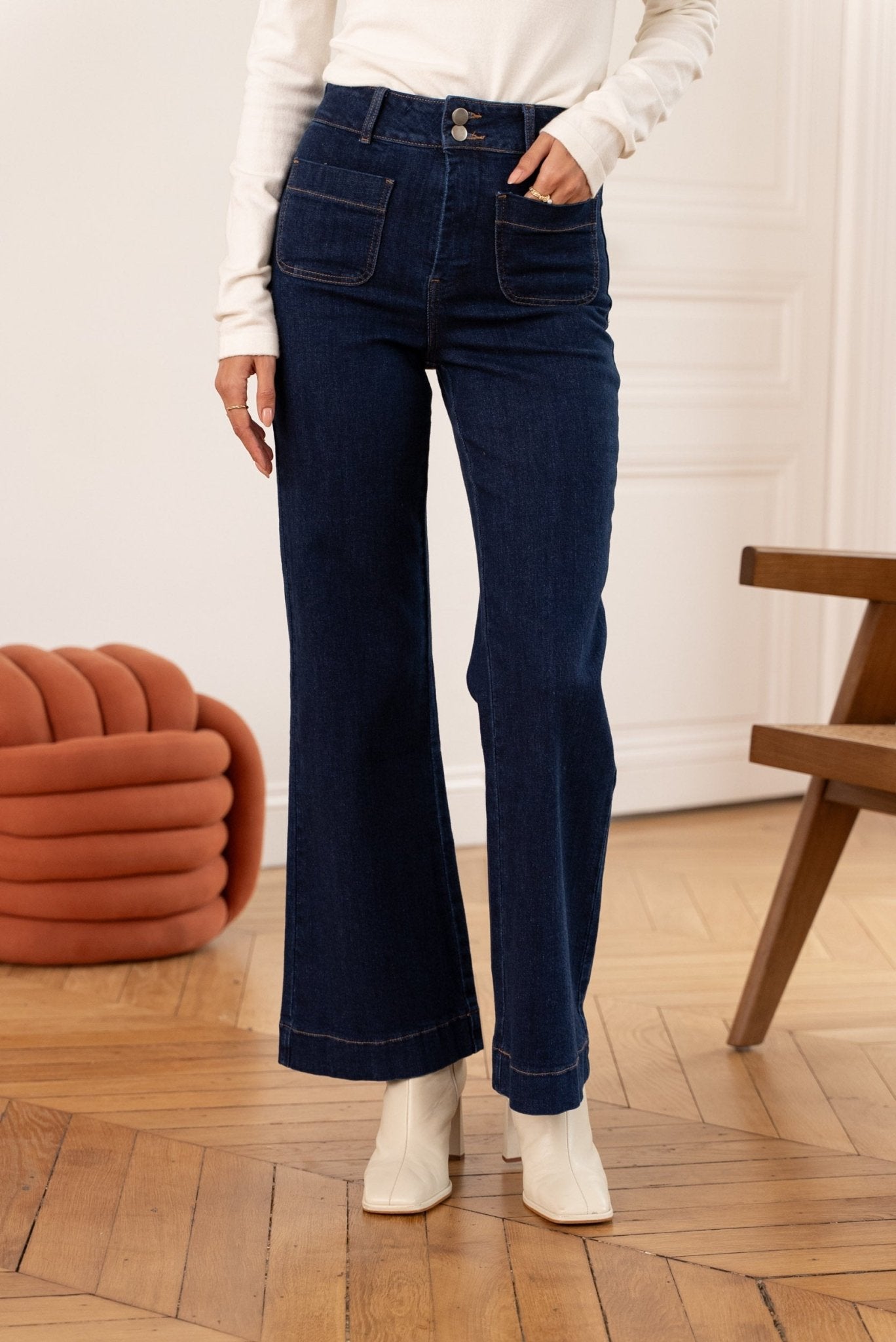 VAQUERO ELENETTE DARK DENIM - Sister Birkin