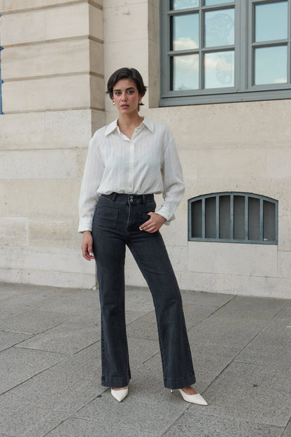 VAQUERO MUSE JANE DARK GREY WASHED - Sister Birkin