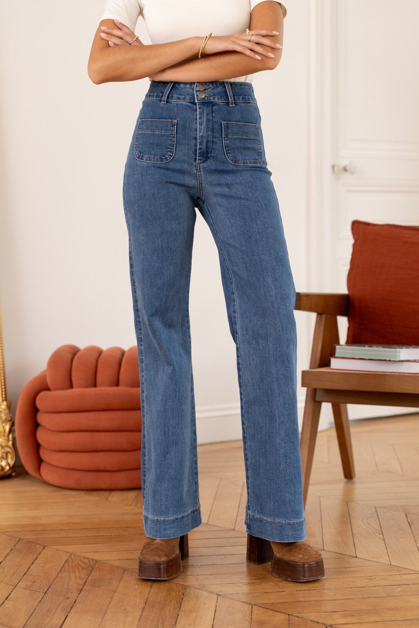 VAQUERO MUSE JANE WASHED BLUE - Sister Birkin