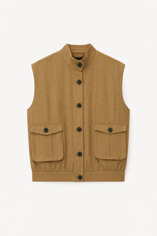 CHALECO SAVANNA  CAMEL