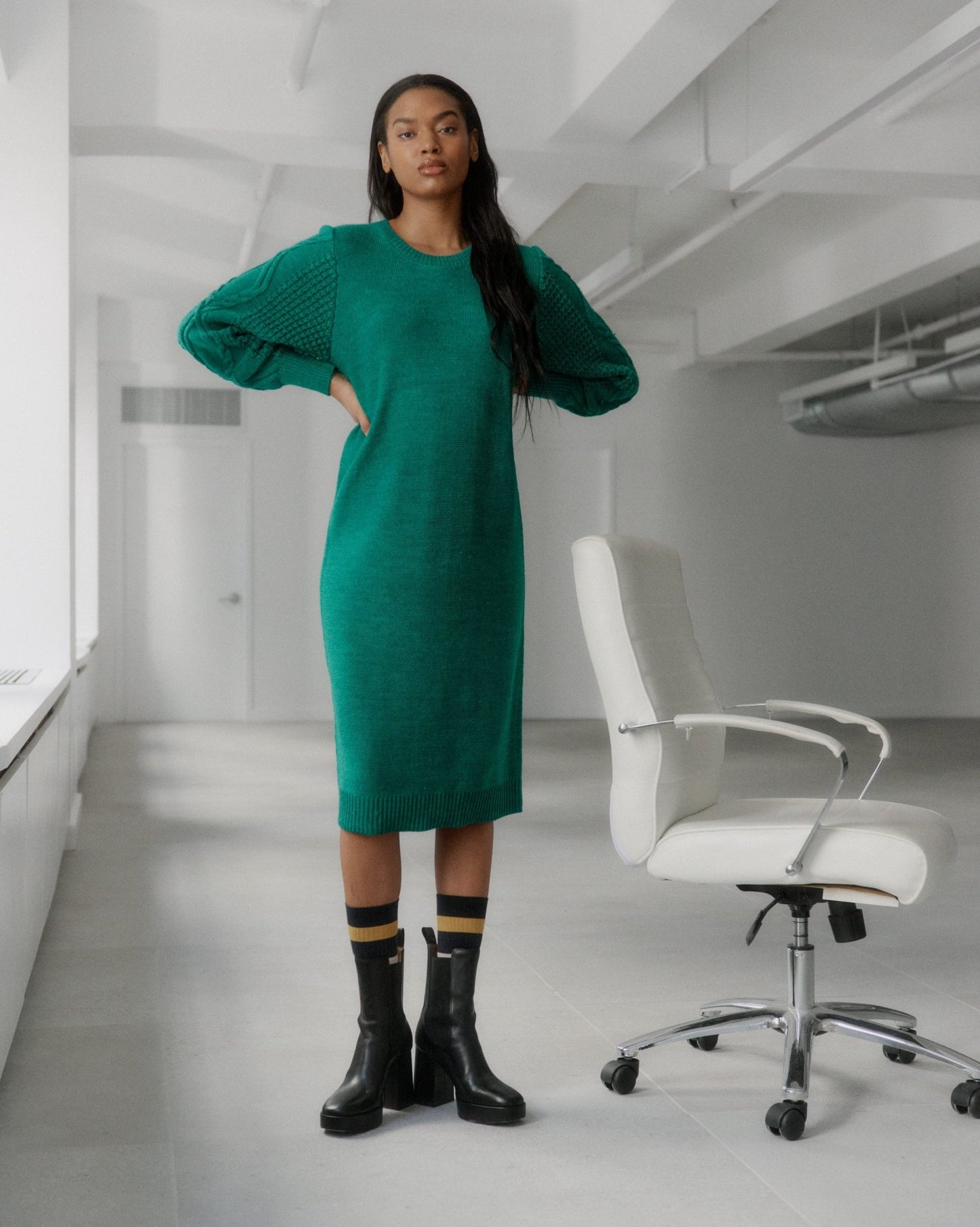 VESTIDO IHANDOSA EMERALD - Sister Birkin