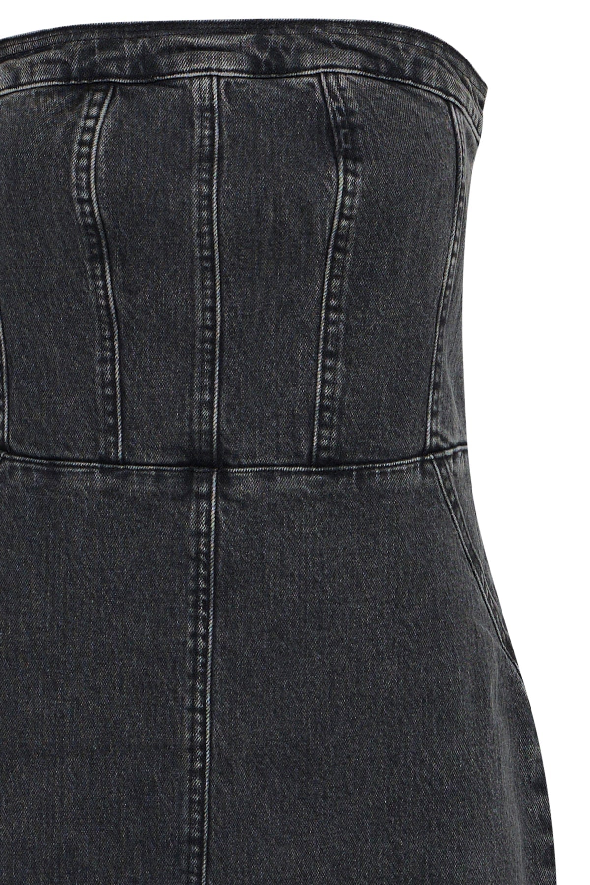 VESTIDO ÍNDIGO DENIM WASHED BLACK - Sister Birkin