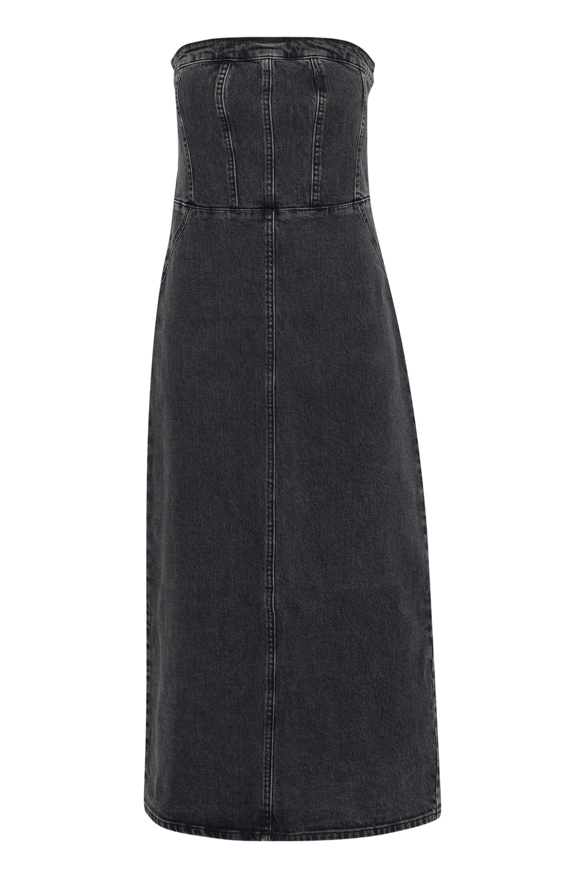 VESTIDO ÍNDIGO DENIM WASHED BLACK - Sister Birkin