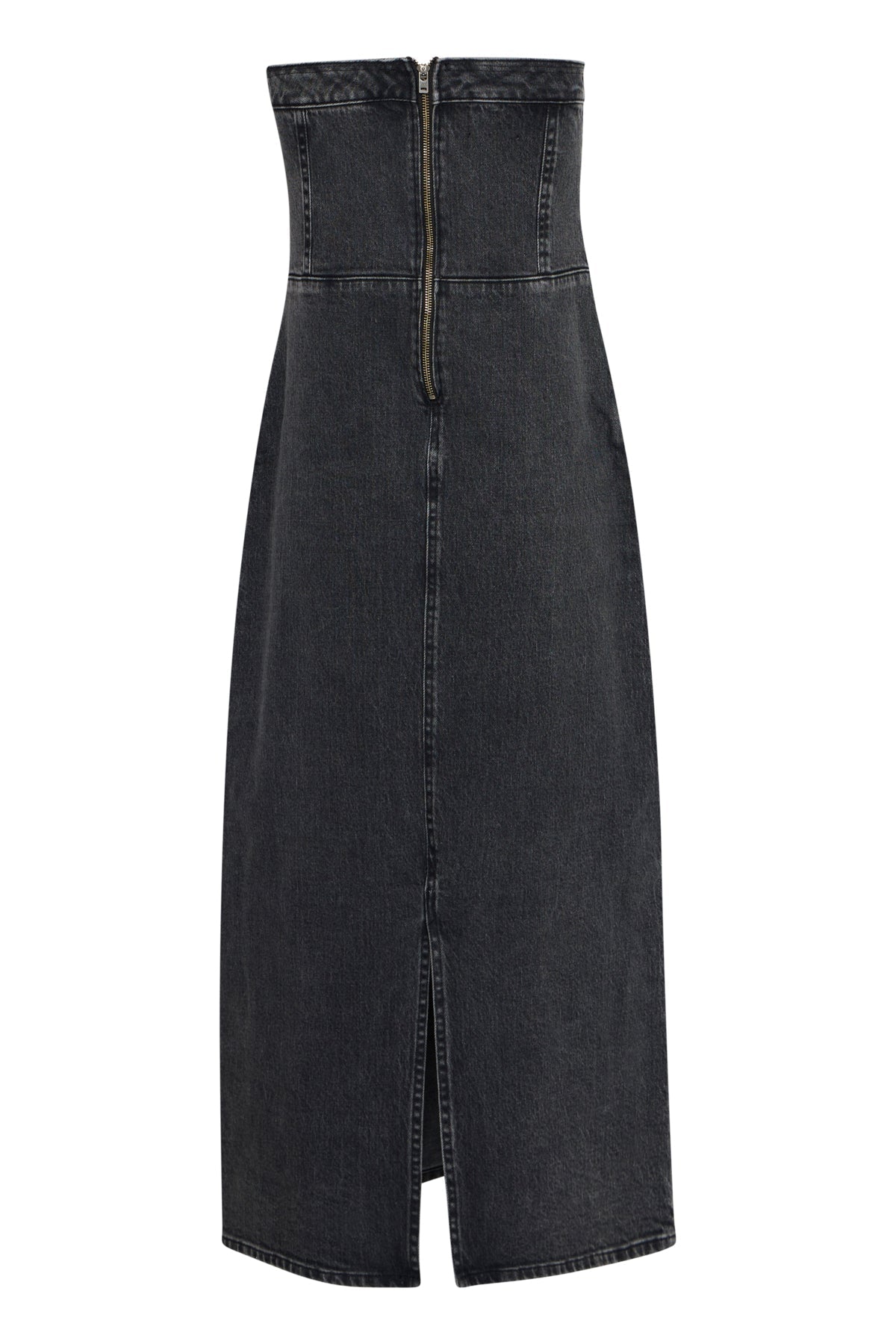 VESTIDO ÍNDIGO DENIM WASHED BLACK - Sister Birkin