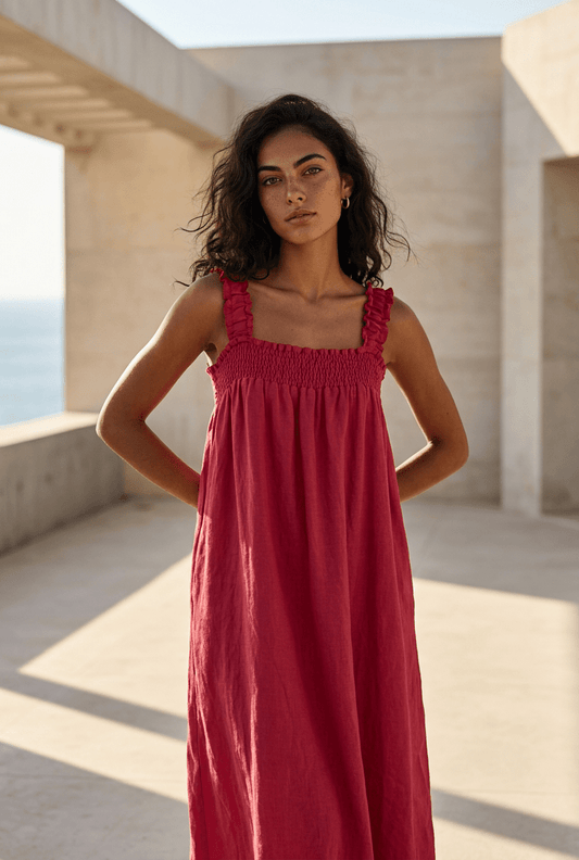 VESTIDO IRENE LINEN - Sister Birkin