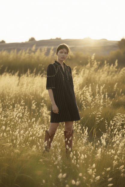 VESTIDO RITA NOIR - Sister Birkin