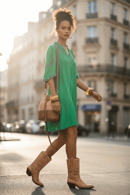 VESTIDO RITA VERT - Sister Birkin