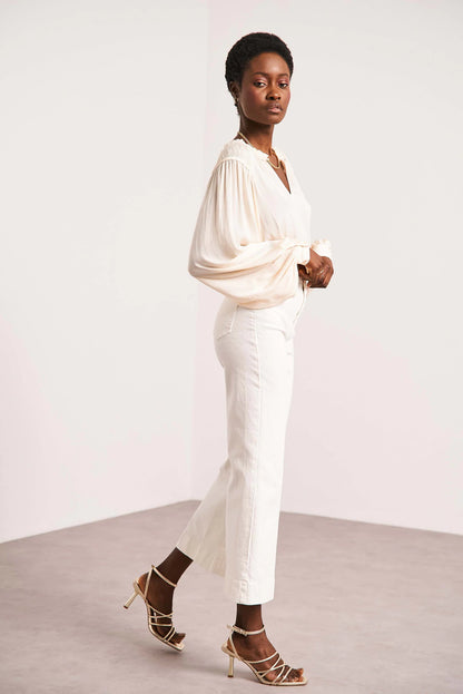 VAQUERO CINDY CROPPED ECRU - Sister Birkin 